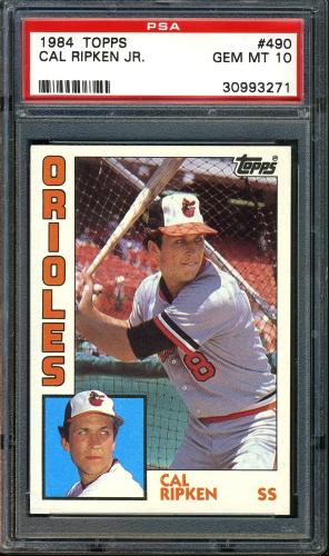 1984 Topps #490 Cal Ripken PSA 10 #30993271