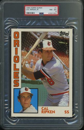 1984 Topps Super #1 Cal Ripken PSA 8 #43591954