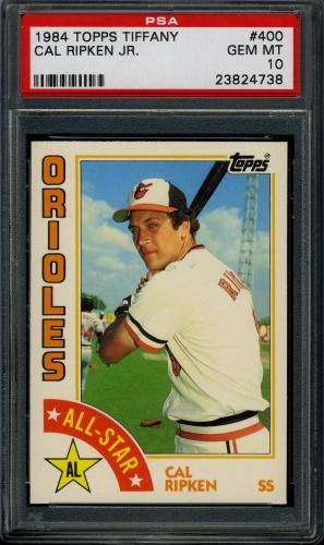 1984 Topps Tiffany #400 Cal Ripken AS PSA 10 #23824738