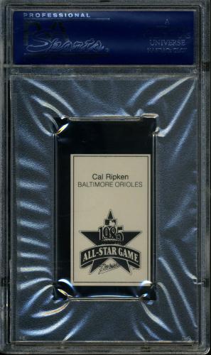 1985 All-Star Game Program Inserts Cal Ripken PSA 10 #21275071 - Back