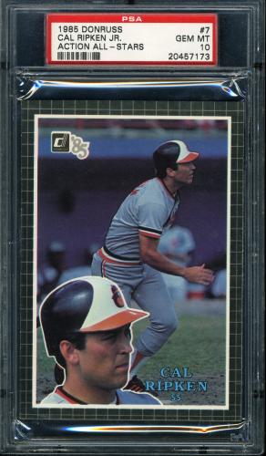 1985 Donruss Action All-Stars #7 Cal Ripken PSA 10 #20457173