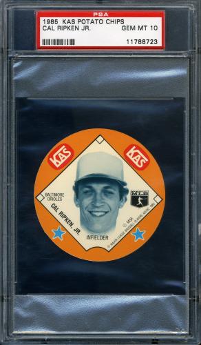 1985 KAS Discs Cal Ripken PSA 10 #11788723