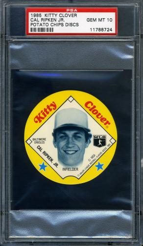 1985 Kitty Clover Discs Cal Ripken PSA 10 #11788724