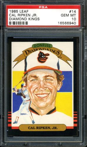 1985 Leaf/Donruss #14 Cal Ripken DK PSA 10 #16566940