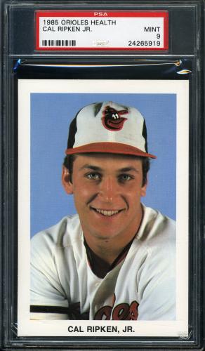 1985 Orioles Health #15 Cal Ripken Jr. PSA 9 #24265919