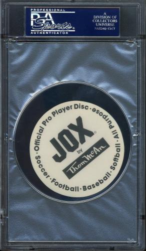 1985 Thom McAn Discs - Blue Cal Ripken PSA 9 #22137120 - Back