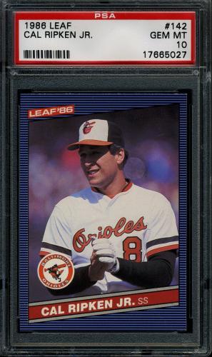 1986 Leaf/Donruss #142 Cal Ripken PSA 10 #17665027