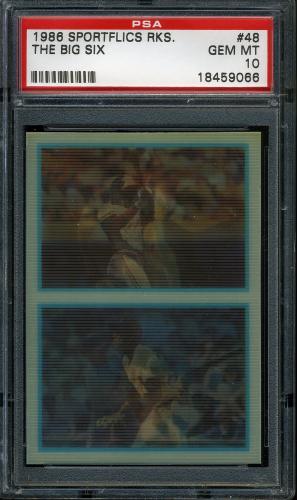 1986 Sportflics Rookies #48 Big Six Cal Ripken PSA 10 #18459066