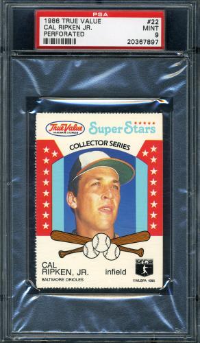 1986 True Value #22 Cal Ripken, Jr. PSA 9 #20367897