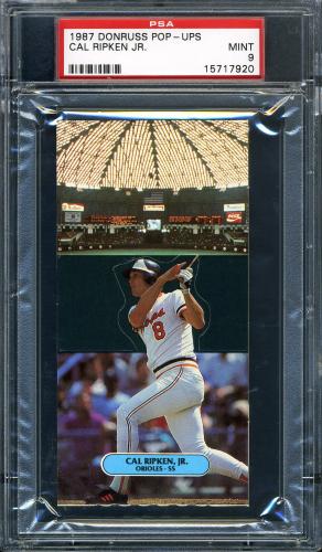 1987 Donruss Pop-Ups #5 Cal Ripken PSA 9 #15717920