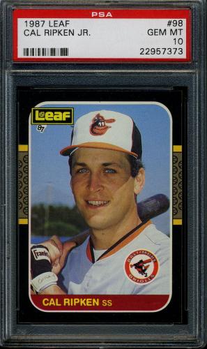 1987 Leaf/Donruss #98 Cal Ripken PSA 10 #22957373