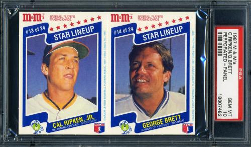 1987 M and M's Star Lineup - Panel Cal Ripken PSA 10 #18607482
