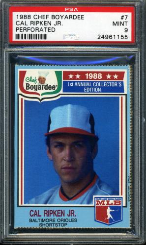 1988 Chef Boyardee #7 Cal Ripken PSA 9 #24961155