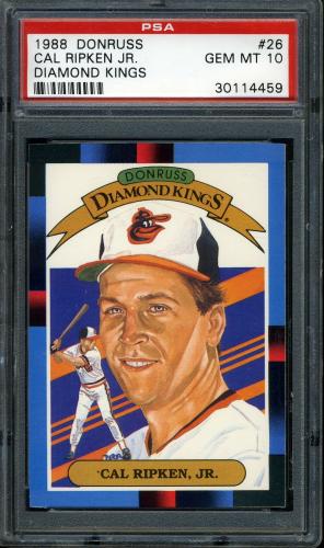 1988 Donruss #026 Cal Ripken DK [Factory Set - Period after INC] PSA 10 #30114459