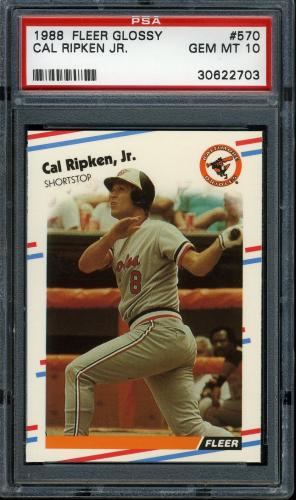 1988 Fleer Glossy #570 Cal Ripken PSA 10 #30622703