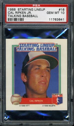1988 Kenner Starting Lineup All-Stars #26 Cal Ripken PSA 10 #11763641
