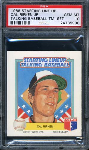 1988 Kenner Starting Lineup Orioles #13 Cal Ripken PSA 10 #24735990