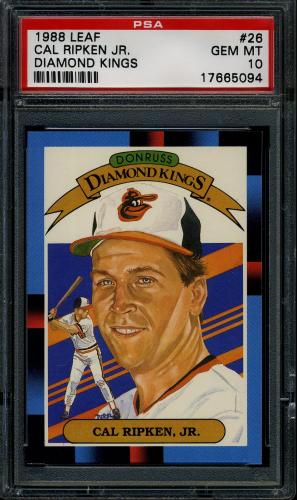 1988 Leaf/Donruss #026 Cal Ripken DK PSA 10 #17665094