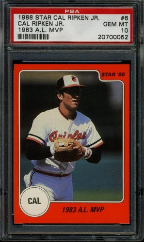 1988 Star '88 #06 Cal Ripken Jr. PSA 10 #20700052