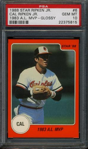 1988 Star Glossy '88 #06 Cal Ripken Jr. PSA 10 #22375815