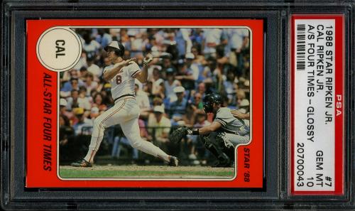 1988 Star Glossy '88 #07 Cal Ripken Jr. PSA 10 #20700043