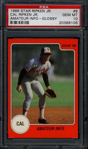 1988 Star Glossy '88 #09 Cal Ripken Jr. PSA 10 #20368106