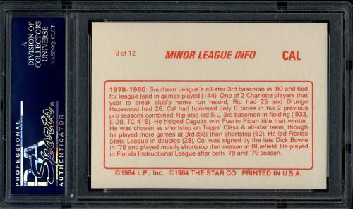 1988 Star Glossy '88 #09 Cal Ripken Jr. PSA 10 #20368106 - Back