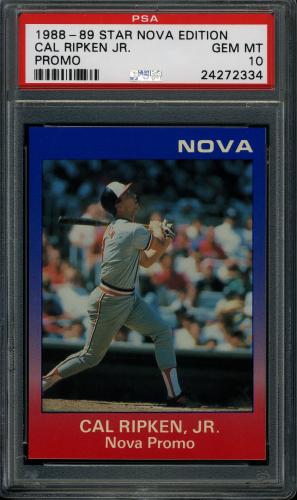 1988-89 Star Nova Edition Cal Ripken Jr. (promo card) PSA 10 #24272334