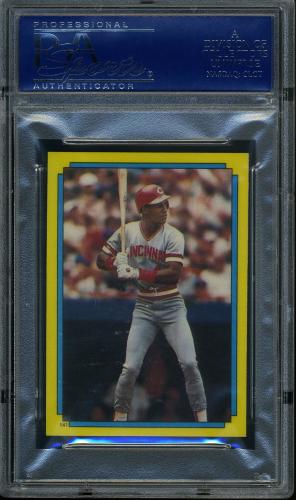 1988 Topps Stickercard #44 C. Ripken, Jr./E. Davis PSA 10 #16066382 - Back