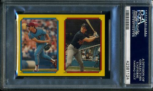1988 Topps Stickercard #44 C. Ripken, Jr./K. Gross /B. Larkin PSA 10 #42381124 - Back