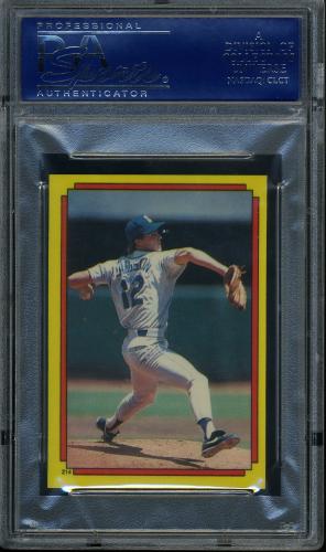 1988 Topps Stickercard #44 C. Ripken, Jr./M. Langston PSA 10 #16066387 - Back