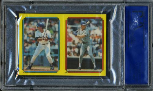 1988 Topps Stickercard #44 C. Ripken, Jr./M. Scioscia /S. Buechele PSA 10 #08256116 - Back