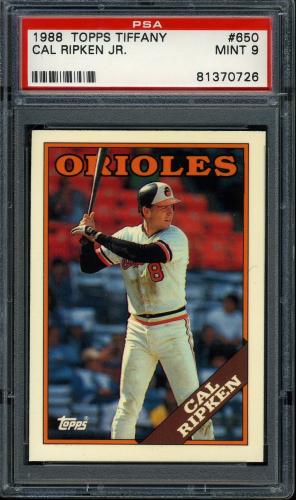 1988 Topps Tiffany #650 Cal Ripken PSA 10 #81370726
