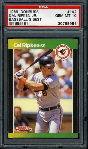 1989 Donruss Baseball's Best #142 Cal Ripken PSA 10 #30758951