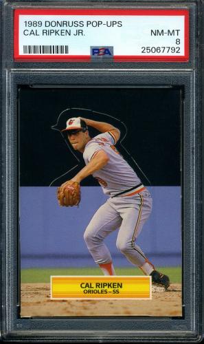 1989 Donruss Pop-Ups Cal Ripken PSA 8 #25067792