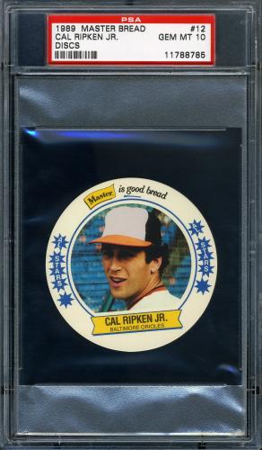 1989 Master Bread Discs #12 Cal Ripken Jr. PSA 10 #11788785