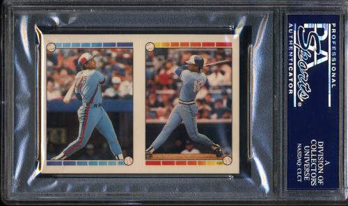 1989 O-Pee-Chee Stickercard #11 C. Ripken, Jr./Brooks #72/McGriff #185 PSA 10 #24153690 - Back