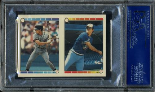 1989 O-Pee-Chee Stickercard #11 C. Ripken, Jr./Butler #85/Henke #195 PSA 10 #16066324 - Back