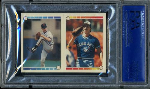 1989 O-Pee-Chee Stickercard #11 C. Ripken, Jr./Krukow #83/Flanagan #190 PSA 10 #14108653 - Back