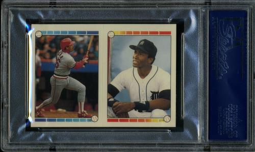 1989 O-Pee-Chee Stickercard #11 C. Ripken, Jr./Pena #38/Pettis #279 PSA 10 #21636748 - Back