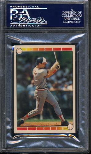 1989 O-Pee-Chee Stickercard #29 B. Hurst/C. Ripken, Jr. #237 PSA 10 #24153686 - Back