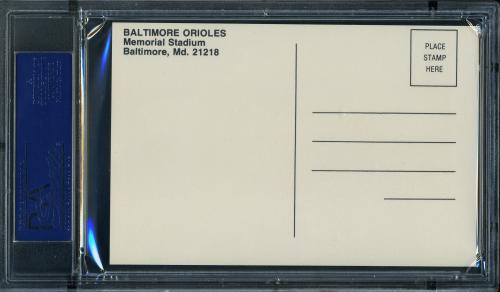 1989 Orioles Postcards #26 Cal Ripken Jr. PSA 10 #14673718 - Back