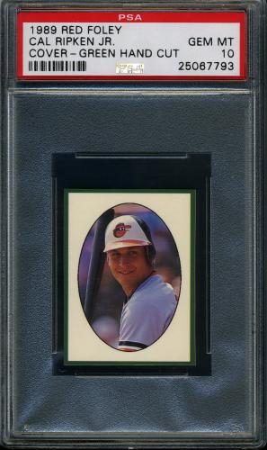 1989 Red Foley Cover - Green Cal Ripken, Jr. PSA 10 #25067793