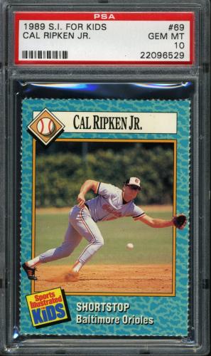 1989 Sports Illustrated For Kids #69 Cal Ripken PSA 10 #22096529