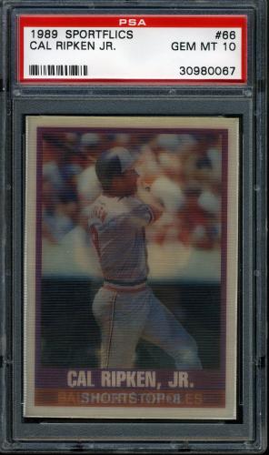 1989 Sportflics #66 Cal Ripken PSA 10 #30980067