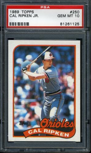 1989 Topps #250 Cal Ripken PSA 10 #81261125