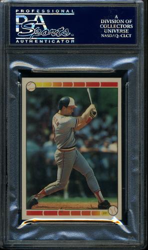 1989 Topps Stickercard #10 T. Fernandez/C. Ripken, Jr. #237 PSA 10 #12545134 - Back
