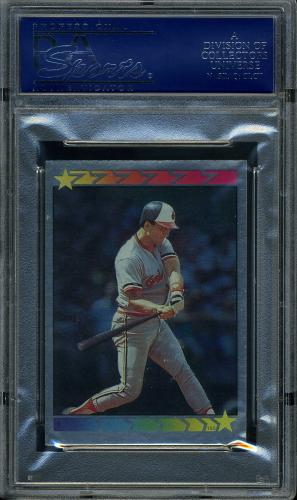 1989 Topps Stickercard #16 M. Greenwell/C. Ripken, Jr. #150 PSA 10 #18484236 - Back