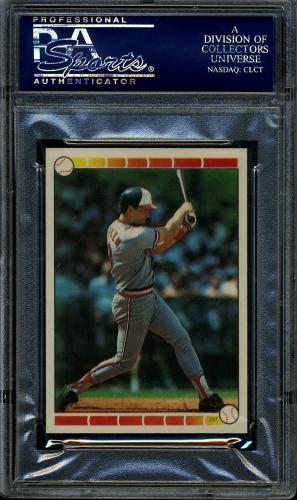 1989 Topps Stickercard #37 J. Samuel/C. Ripken, Jr. #237 PSA 10 #22374224 - Back
