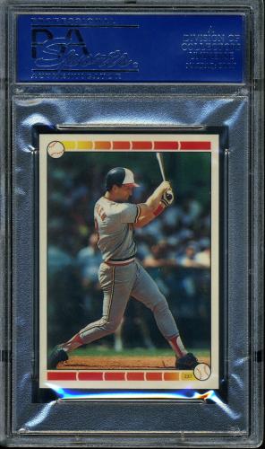 1989 Topps Stickercard #46 B. Bonds/C. Ripken, Jr. #237 PSA 10 #14568010 - Back